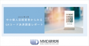 「2021年9月　中小個人店経営者からみるQRコード決済調査レポート」の販売を開始しました。